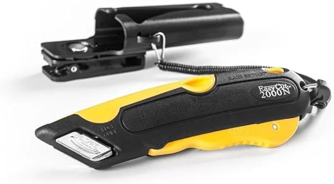 Simplistic Box Cutter Easy Box Cutter 2000 Yellow, Pack of 12