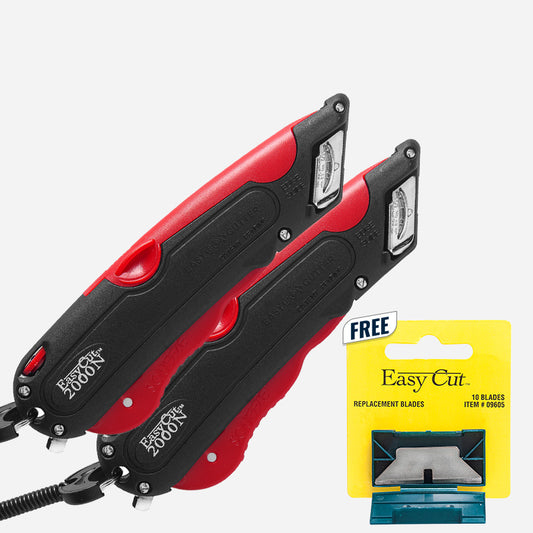 Buy 2 EasyCut 2000N Cutters (Red), Get 10-Pack Blades FREE