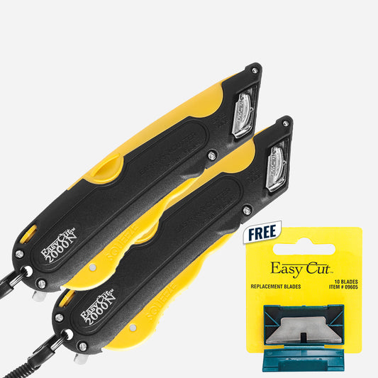 Buy 2 EasyCut 2000N Cutters (Yellow), Get 10-Pack Blades FREE